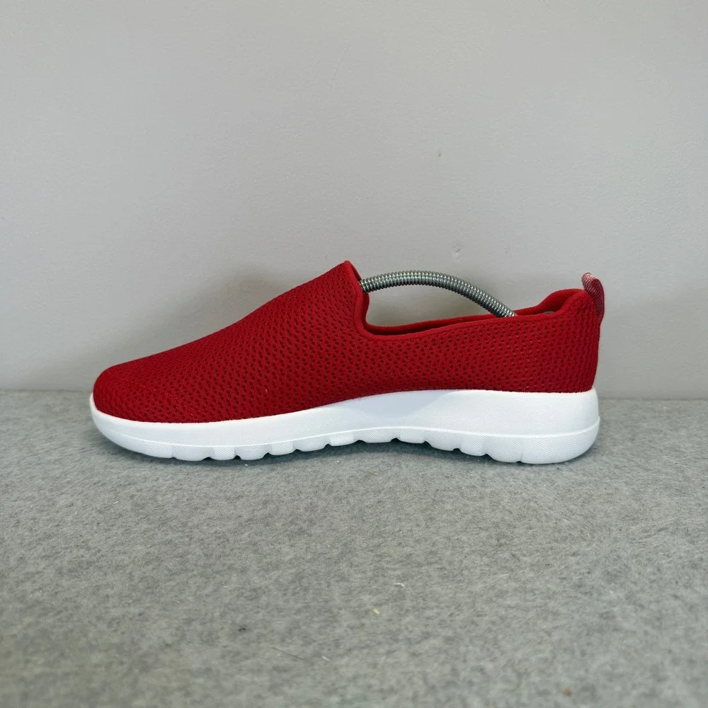 Skechers Go Walk Womens Shoes Size 9 Joy Red Mesh Slip On Walking Sneaker 15600W